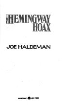 The Hemingway Hoax Book Cover