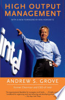 High Output Management Book Cover